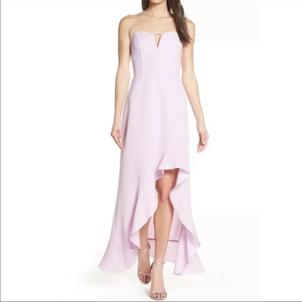 Harlyn Lilac Strapless Dress